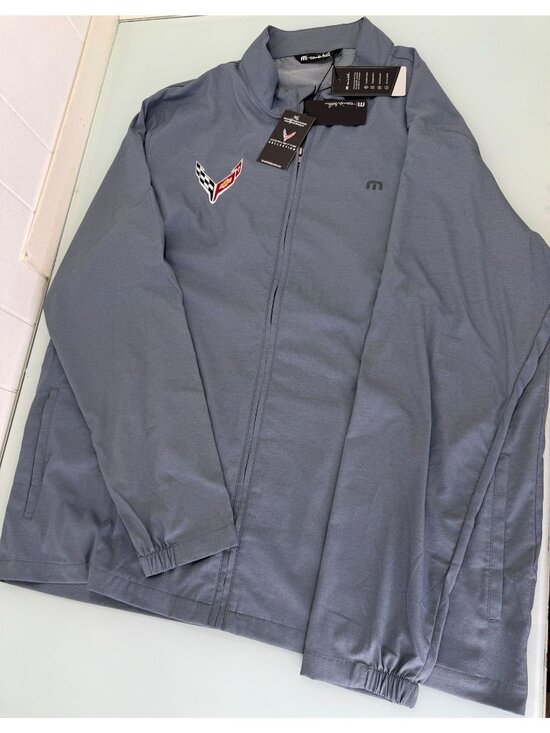 Travis Mathew Other - New Chevy Corvette Travis Mathew Full Zip Golf Jacket Mens 3XL XXXL Gray Stretch
